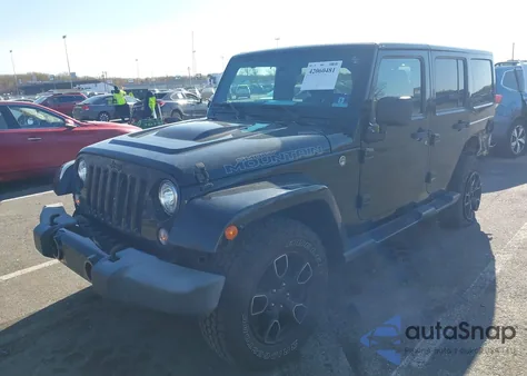 2017 Jeep Wrangler Unlimited Smoky Mountain 4X4 z USA, uszkodzony, nr VIN 1C4BJWEG6HL625415